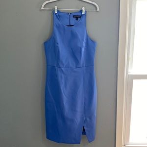 Lavender/Periwinkle Satin Banana Republic Interview Dress